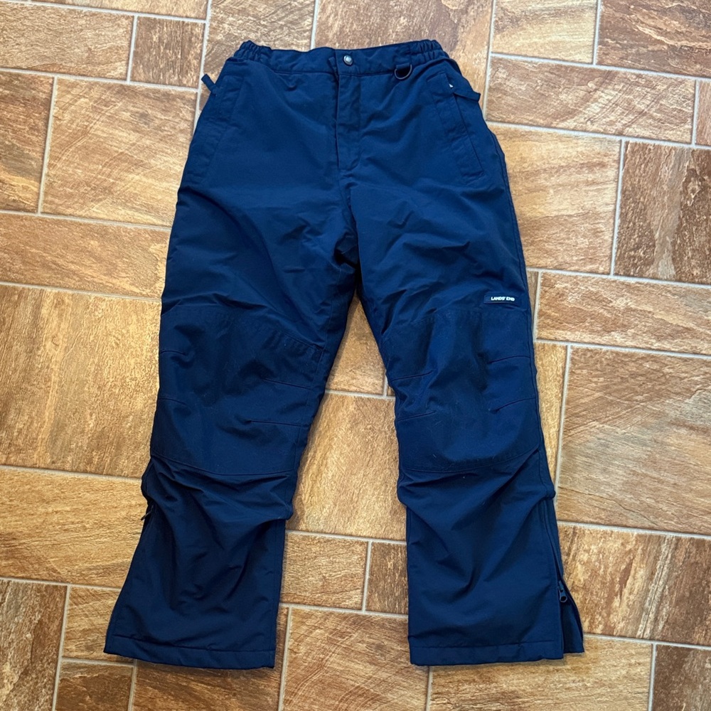 Lands' End Kids Dark Blue Snow Pants